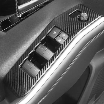 Pogodan Za Toyota Highlander 2020 2021 XU70 KlugerCar Stil Od Nehrđajućeg Čelika Staklo Podizanje ploča Prekidač prozora Pribor Za Ukrašavanje