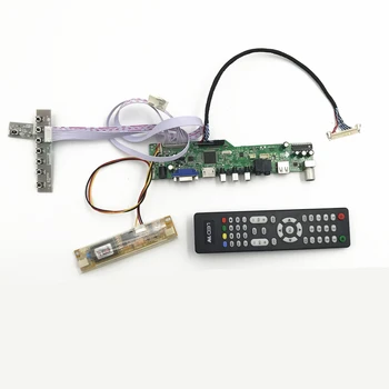 VGA AV Audio USB TV LCD TV Kontroler za 1366x768 18,5 inča HT185WX1-100 2CCFL LVDS LCD driver naknade