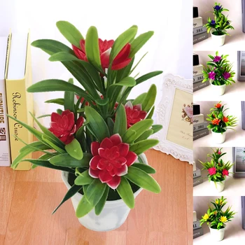 Modeliranje Mali Bonsai Stolni Cvijet Društvene Biljke U Loncima Lažni Cvijeće Ukras Uređenje Doma Hotel Vrtni Ukras