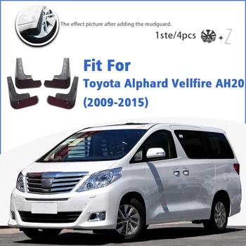 Zaštitni lim Za Toyota Alphard Vellfire AH20 2009-2015 Sprijeda i Straga 4 kom. Zaliske Auto Oprema Auto Stil zaštitni lim