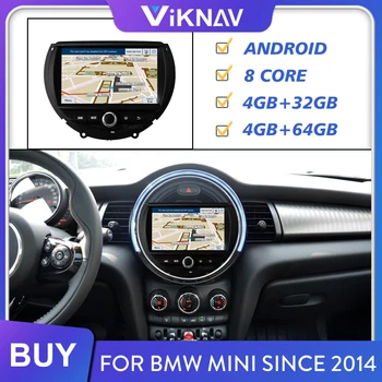 Android auto radio stereo multimedijski uređaj za BMW mini 2014 2015 2016-2020 авторадио zvuk media player, GPS navigacijski ekran