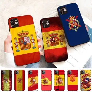 Torbica za telefon sa Zastavom Španjolske za iPhone 11 12 13 Mini Pro Max 8 7 6 6S Plus X 5 SE 2020 XS XR Funda Case