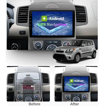 Auto radio Za kia Soul 20010-2013 Android Stereo Auto Media Player GPS Navi Video Audio iPhone Carplay FM TV