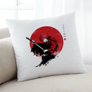 Rurouni Kenshin Jastučnicu s po cijeloj površini Moka Torbica Za Jastuk crtani film domaće Tekstilne Jastučnicu Anime Ukrasni Jastuci Jastučnicu