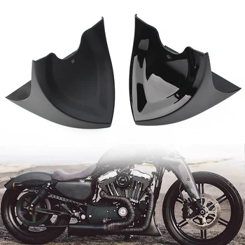 Novi ABS Plastike Motocikl Brada Izglađivanje Spojler zaštitni lim Za Harley Touring Sportster Dyna Softail Fatboy 2004-2017 Crna