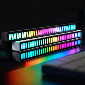 Soundbox, Kreativni Šarene led Pozadinsko Svjetlo s 18 Profilima Sinkronizacije glazbe, 32-Bitni Zvučni Spektar, Lampa za Auto Igre