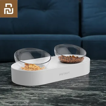 Youpin PETKIT Zdjela Za Kućne Ljubimce Zdjele Za Hranjenje Podesiva Dual Zdjela Za Hranjenje Čaša Za Vodu Mačji Zdjele Поилка Od Xiaomi Youpin