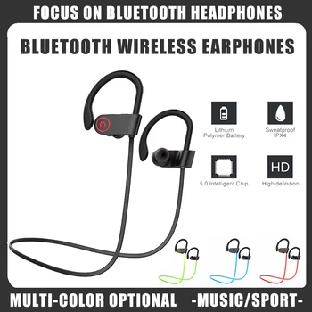 Sportske Bluetooth Slušalice Su Bežične Slušalice Uho Kuka Stereo Gaming Headset Hi-Fi Bas Handsfree Slušalice S Mikrofonom Za Smartphone