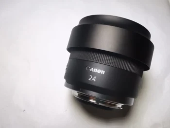 Metalni poklopac za objektiv-za objektiv Canon RF 24 mm F1.8 s poklopcem, možete postaviti filtar 82 mm