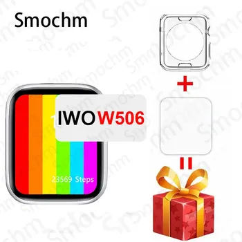 4 kom./lot, pametni sat Smochm IWO W506 s beskonačnim ekrana, Prilagodljiv brojčanik, kompatibilan s Bluetooth za Android Iphone PK IWO 13