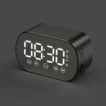 Multifunkcijski Sat Za Alarm Led Ogledalo Društvene Sat S Digitalnim Prikazom Stolni Home Ponavljanje Alarma Dekor Alarma T6k2