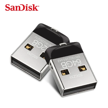 100% Original SanDisk USB 2.0 CZ33 Mini Flash Memorija od 64 GB, 32 GB, 16 GB, USB Flash Drive Memory Stick U USB Pogon i Ključ usb flash pogon za PC