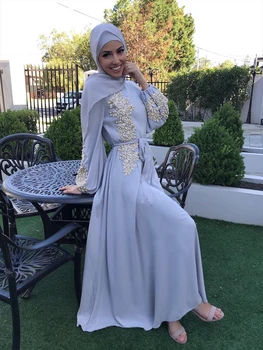 2022 Abaja Dubai Muslimanska Moda Hidžab Haljina Kaftan Islam Odjeća Afričke Maxi Haljine Za Žene Vestido Ogrtač Musliman De Mode
