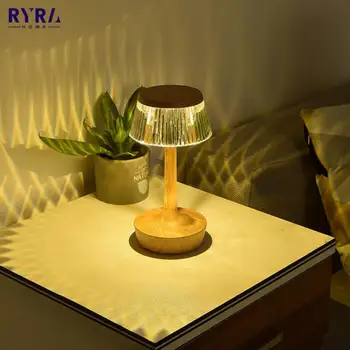Led kristal dijamanta lampe za kućnu kreativni Gljiva dodirna projekcija ambijent spavaće sobe krevet lampa USB punjenje night light