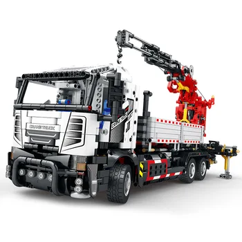 Mehanička Dizalica Kamion MOC 22011 Osobna Stroj Serije Modela Građevinski Blokovi i Cigle Dječja Igračka Dječak Božićni Poklon