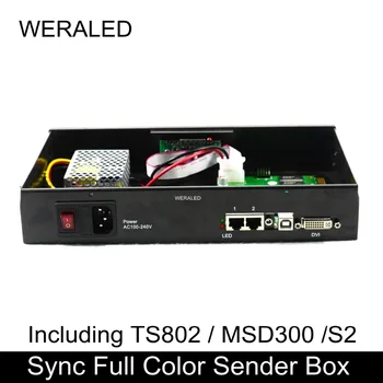 Kutija pošiljatelja boji prikaza oglašavanje LED video - istodobno s utvrđenim gotovih karticu slanje, radi za P2 P3 P4 P5 P6 P8 P10
