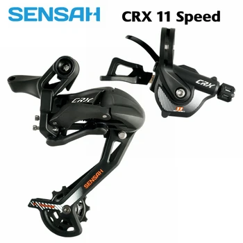 SENSAH Groupset SENSAH CRX 1x11 brzi okidač prebacivanja stražnjeg prekidača 11s za MTB bicikl kompatibilan sa M7000 M8000, 11-46 T