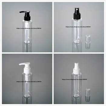 Prozirna plastična PET-boca volumena 120 ml s plastičnim pumpom / sprej magle za losion / emulzija / šampon / pakiranje sprej toner