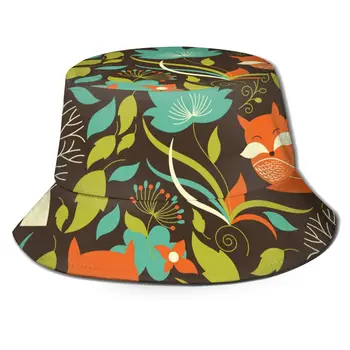CINESSD 2021, Za Muškarce, Žene Ljeto Lisica Patern Panama Bob Ribar šešir Vanjski Putovanja Štitnik Za sunce Moda Panama