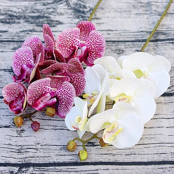 Umjetno Cvijeće Orhideje Leptiri Za Uređenje Doma DIY Pravi Dodir Home Dekor Flore Lažni Moljac Flor Cvijet Orhideje