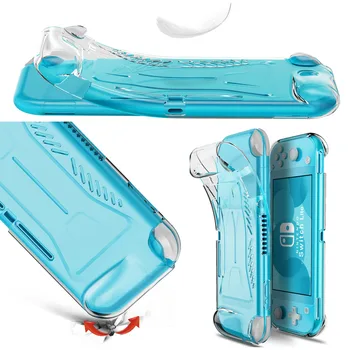 Zaštitna torbica Mooroer za Nintendo Switch Lite, prozirna zaštitna torbica od TPU od pada za konzole Switch, novi stil