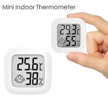 Amvolta Digitalni Termometar Hygrometer Unutarnji Mini Temperatura Mjerač Vlage Vanjski LCD E Monitor Dječja Soba