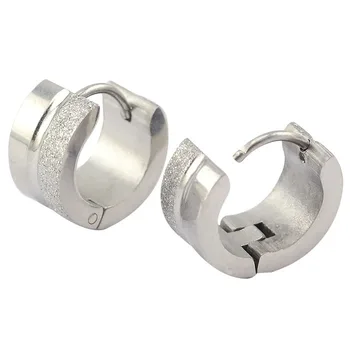 7 mm * 9 mm širok spona od nehrđajućeg čelika na nakit proizvod za muškarce, nakit za piercing ušiju, dim spremni naušnice za hrskavice