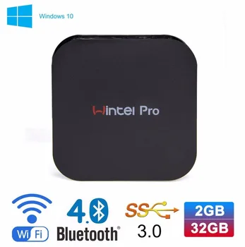 W8 Pro 64 GB Mini PC i TV Kutija quad core procesor Intel Atom Z8350 Za OS Windows10 Podržava Tf kartice, WIFI, Bluetooth, USB 3,0