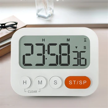 Digitalni Timer Kuhinjski Timer s LCD Zaslon s Velikim Zaslonom Sat Za Spavanje Alarm multi-function Timer Odbrojavanja za Kuhanje Learn