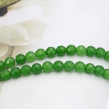Zeleni aventurin izbrušena 6 mm DIY slobodnih zrna cijele kamen 15 inch(e) e) za žene izrada nakita poklon dizajn narukvice ogrlice lanci i prodaja na veliko