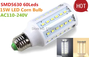 Lampara led 15 W B22 E27 220 60 Led S Cool Bijela topla bijela 5630 SMD uštedu energije Kukuruza Lampa 110 v-240 v