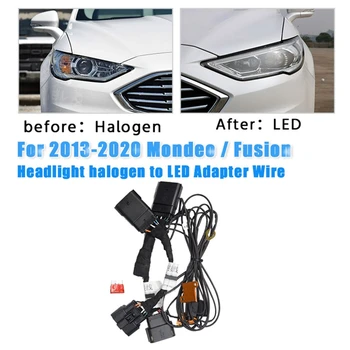 Za Ford Mondeo 2013-2020 /Fusion Od halogenih do led prednjih svjetala Adapter ožičenje glave svjetlo Ažuriranje promjena ožičenja