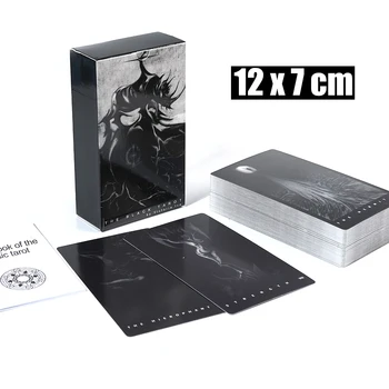 12x7 cm Crnci Tarot Od 78 Karata s Papirnatim Vodič Igraće Karte, Igre na ploči