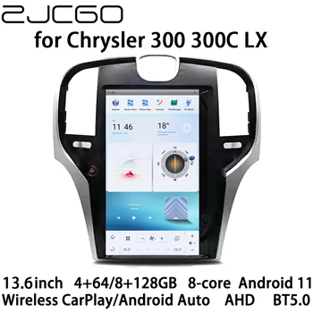 ZJCGO Auto Media Player Stereo GPS Radio NAVI Navigacija 8 Core Android 11 Zaslon za Chrysler 300 300C LX 2011 ~ 2020
