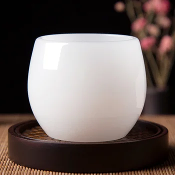 Fina glazura u boji, bijela jade dragon čajna šalica, master cup, osobni jedna šalica, čaj Kung-fu, kineska klasična mala čajna šalica, domaći čaj
