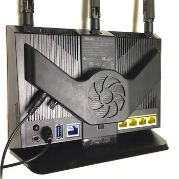 Ventilator Router Radijator Baza USB Snaga Ultra Tihi Dobici Kontrola Temperature za ASUS AC68U AC86U ac1900p AC85P Router