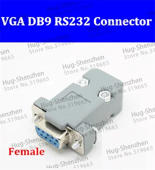 10шт VGA adapter DB9 RS232 9-core serijski izravni priključak VGA, komplet kućišta,