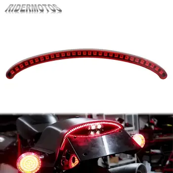 Moto LED Stražnje Svjetlo Stražnje Krilo Поворотник Sklop Trčanje Crveno Svjetlo Za Harley Softail Fat Bob FXFB FXFBS 2018-2021