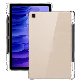 Torbica Za tablet Samsung Galaxy Tab S6 Lite 10,4 2020 2022 SM-P610/P615 SM-P613/P619 Držač Za Olovke Prozirna Silikonska Torbica