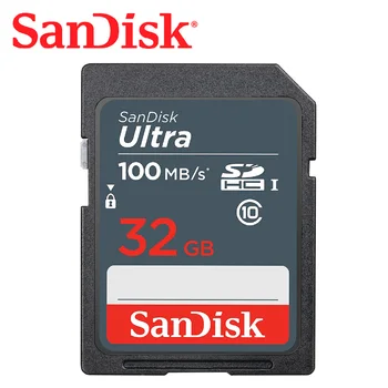 Memorijska kartica SanDisk Ultra SD sdhc Class 10 od 32 GB, 16 GB, 100 MB/s. U1 high-speed Flash-SD C10 za kamere Full HD Besplatna Dostava