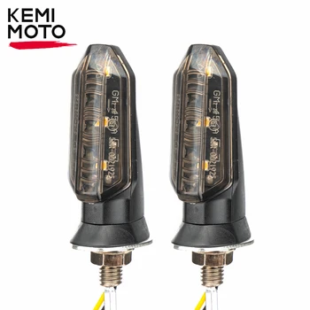 Univerzalni LED Lampica Signala Skretanja Moto Amber Žuta Lampa za Honda Kawasaki za Yamaha Suzuki Pribor
