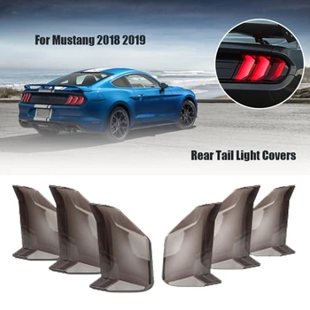 6 Kom. Auto dugo Svjetlo, Zaštitni Poklopac Svjetiljke Oznaka za Ford Mustang 2018 2019, Dekorativna Naljepnica