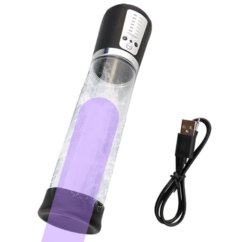 Automatska Električna Snaga Masaža Pumpa za Povećanje Penisa vježbe Za Povećanje seksualne Igračke za Muškarce Vakuum Pumpa za Penis Vibrator Negativni Tlak