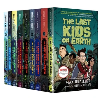 9 Knjiga /Set The Last Kids on Earth Dječje engleska knjižica sa slikama Poglavlja Romana Zbirka priča je Solidna cover