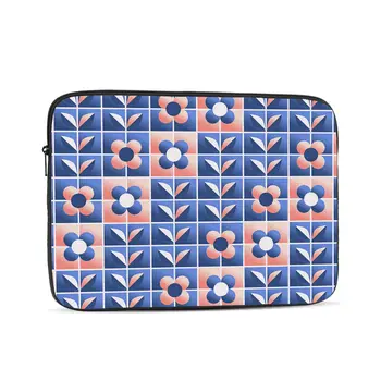 Estrih retro uzorak Sa стилизованными Cvijećem u мозаичном stilu, torba za prijenosno računalo iPad, Torbica za laptop, Torba za laptop, prijenosno torbica
