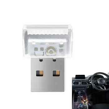 Mini USB Led Auto-Dekorativna Svjetiljka Svjetiljka Ambijentalnog svjetla PC Šarene Svjetiljke Auto Oprema Auto Interijera Atmosfera Svjetlo