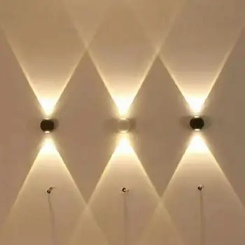 Vanjski led zidna svjetiljka Vodootporan IP65 12 W AC85V-265V COB LED Svjetiljke Moderne Kućni Rasvjeta Unutarnja ILI vanjska Dekoracija