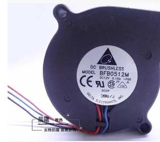 Originalni 5015 12 0.15 A турбовентиляторы BFB0512M-F00 dual шарикоподшипниковый ventilator