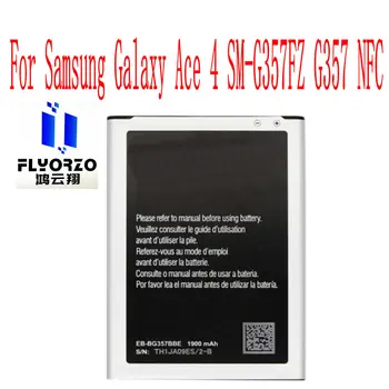 Novi High-end Baterija kapaciteta 1900 mah EB-BG357BBE Za mobilni telefon Samsung Galaxy Ace 4 SM-G357FZ G357 NFC