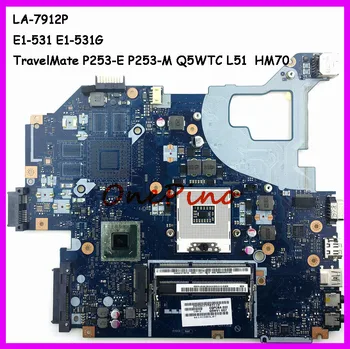 NBC1F11001 LA-7912P pogodan za Acer Aspire E1-531-E1-531G matična ploča prijenosno računalo TravelMate P253-E P253-M matična ploča Q5WTC L51 testiran
